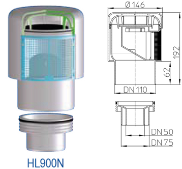 Вентиляционный клапан HL900N